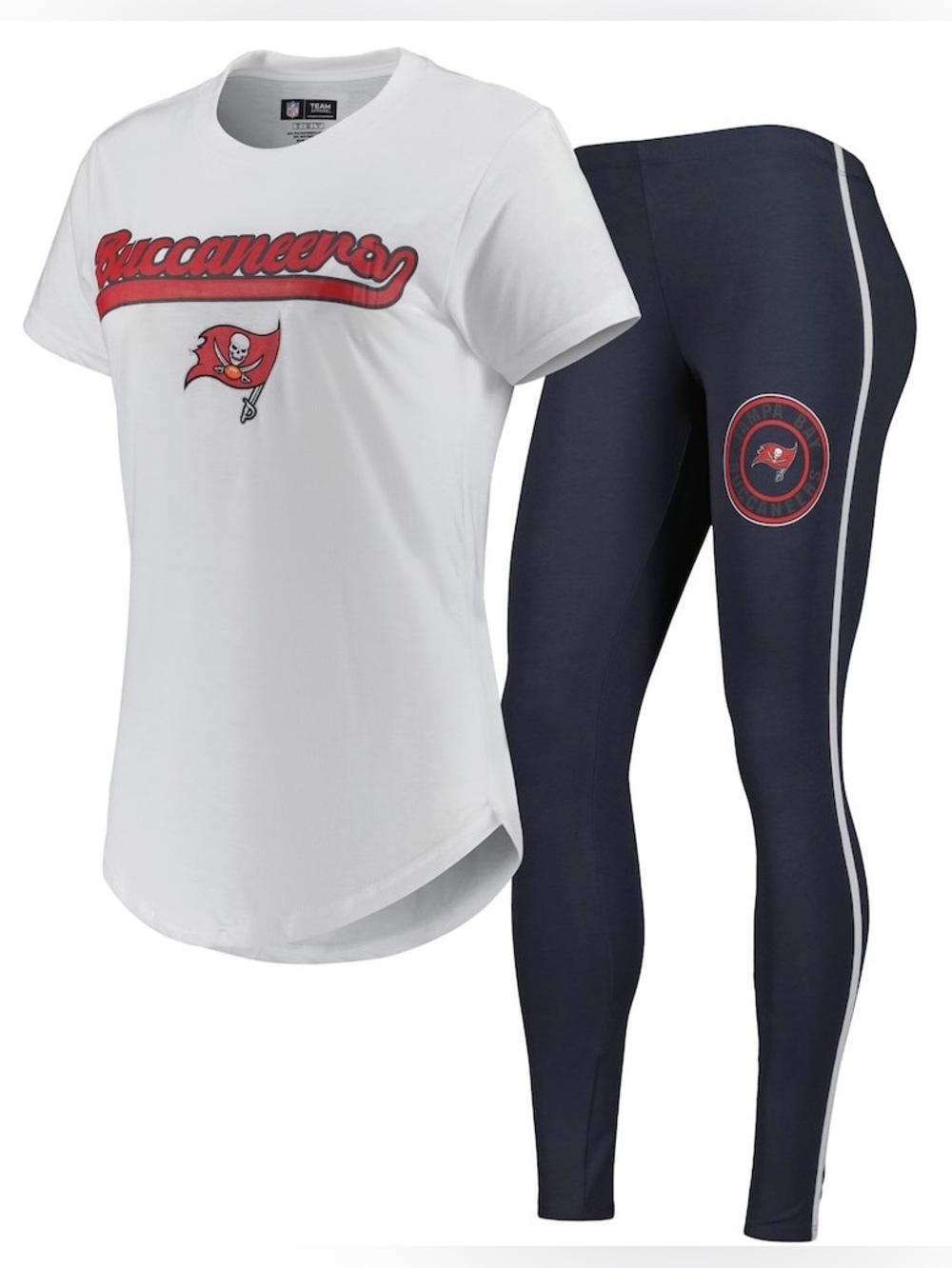 Tampa Bay Buccaneers Concepts Sport Women's Sonata Top & Leggings Sleep Set Sz L